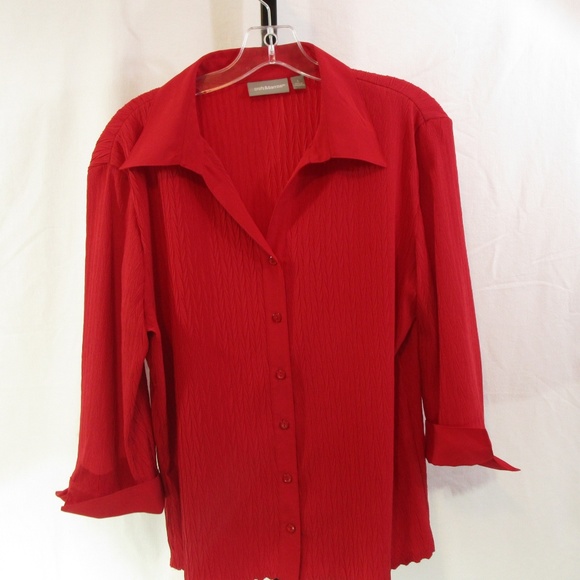 Croft&Barrow women's long sleeve blouse (0055) - Picture 3 of 6